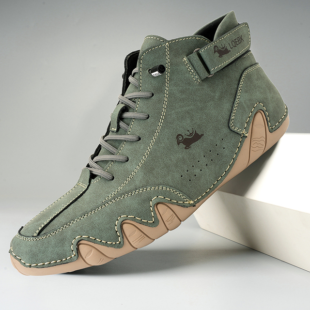 Rutschfeste Barfußschuhe mit Atmungsaktivem Leder Ideal für Frühling und Herbst