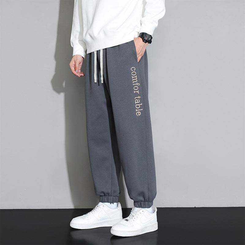 Herren Jogginghose in Großen Größen mit Knöchelband Ideal für Frühling und Herbst