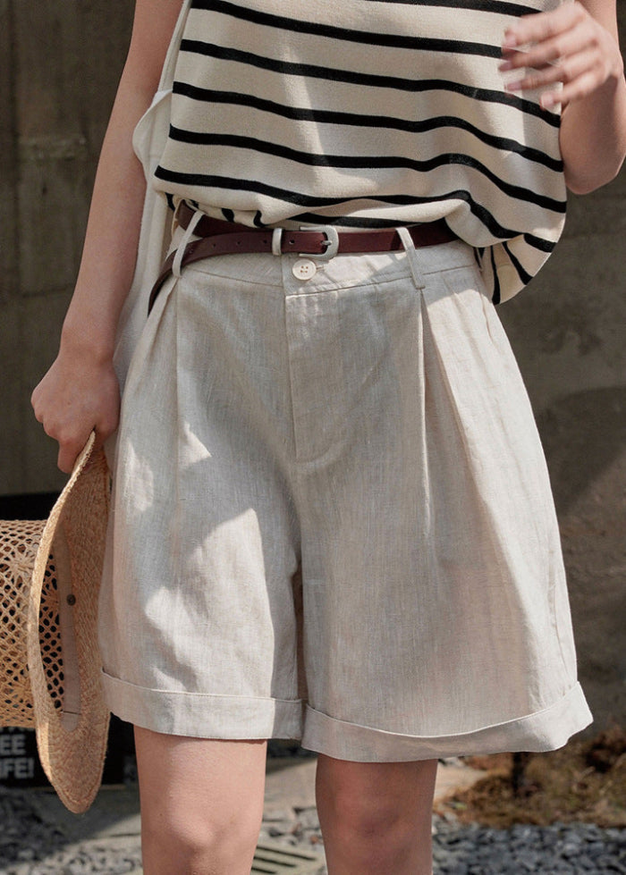 Weit Bein Locker Schlank Machende High Waist Hose | Ideal für den Sommer