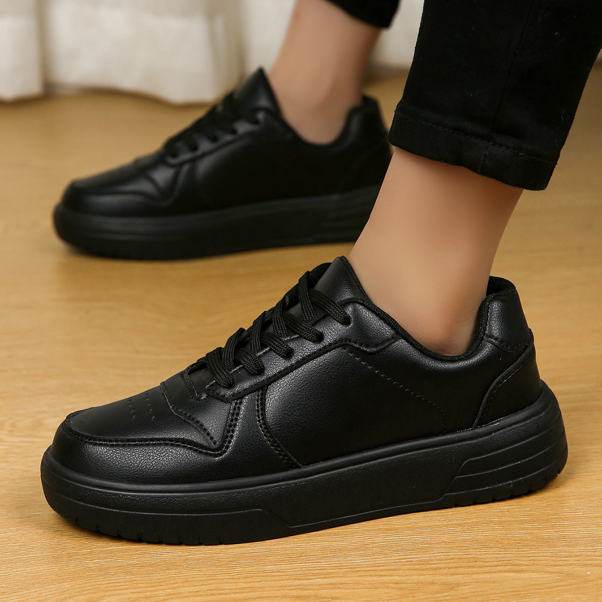 Herren Atmungsaktive Leder Sportschuhe | Ideal für Frühling & Herbst