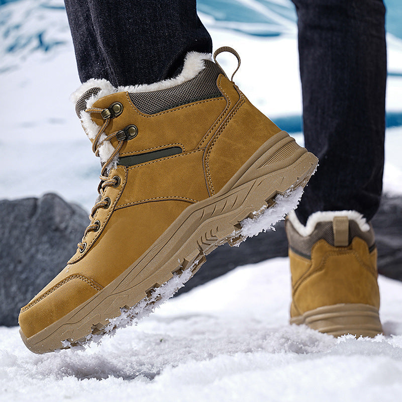 Isolierte Leder Outdoor-Reiseboots Ideal für den Winter