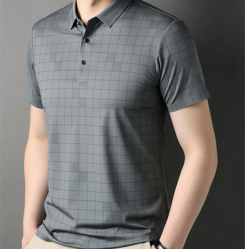 Herren Kurzarm T-Shirt aus Dünner Eisseide | Ideal für den Sommer