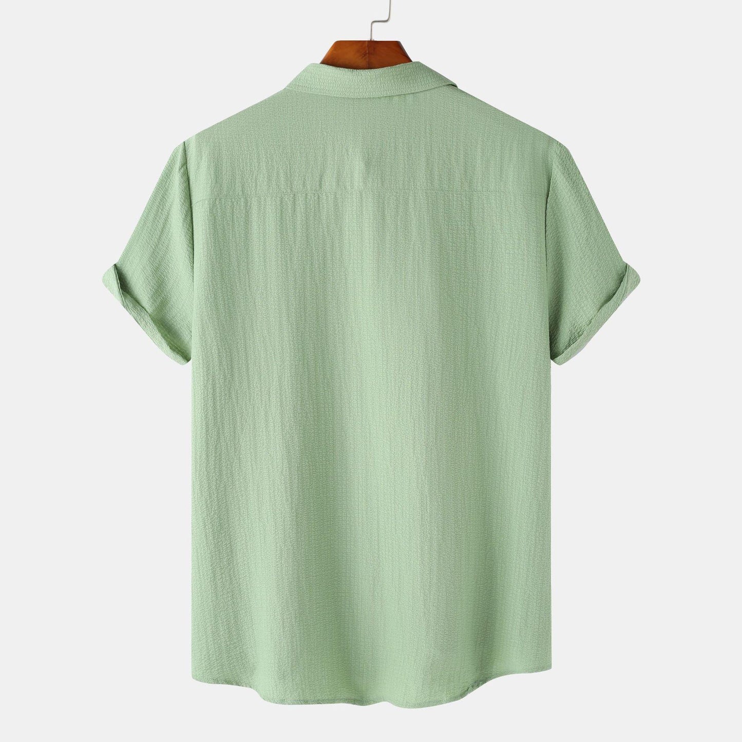 Herren Kurzarm Baumwollmischung-Shirt Ideal für Sommer