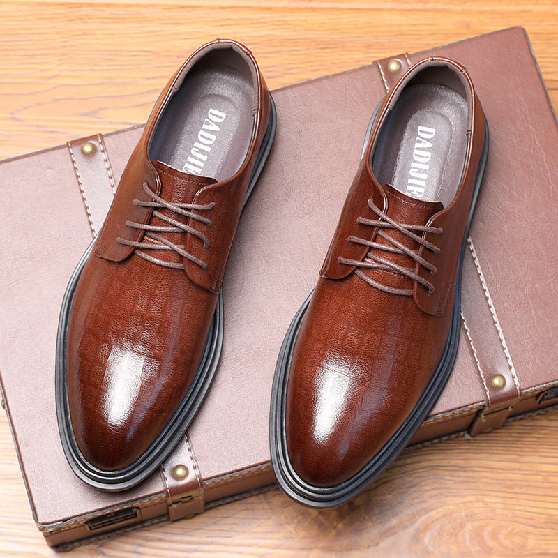 Echte Leder Business Schuhe mit Rutschfester Sohle Ideal für Herbst