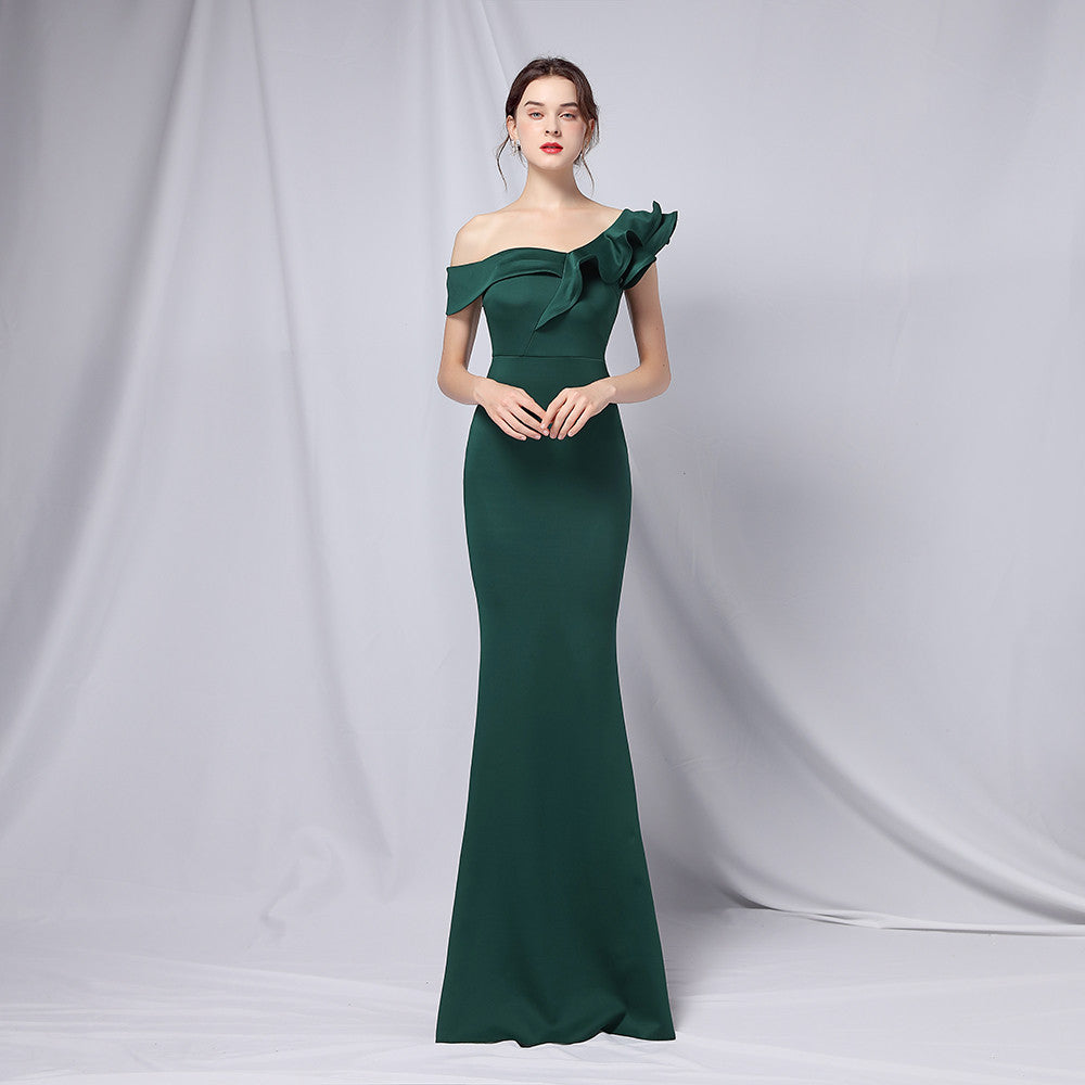 Elegantes Abendkleid mit Fischschwanz | Ideal für Herbst und Winter