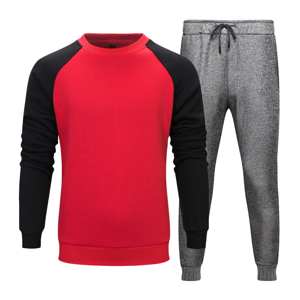 Zweiteiliges Sport-Sweater-Set für Herren – Ideal für Herbst und Winter