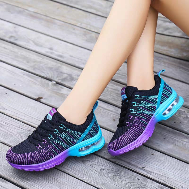 Atmungsaktive Mesh Sportschuhe für Damen mit Frontschnürung und Leichter Sohle | Ideal für Frühling und Herbst