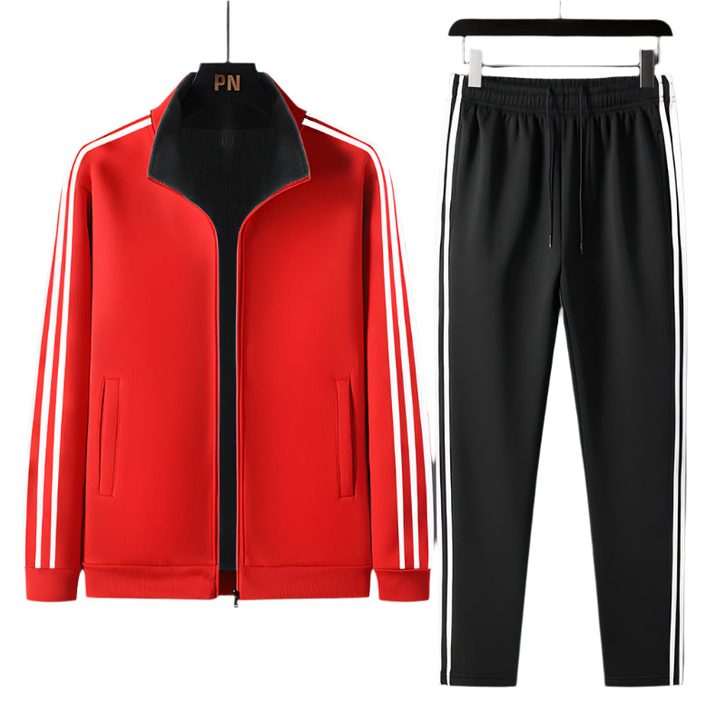 Herren-Trainingsanzug mit Reißverschluss-Cardigan | Ideal für Frühling und Herbst