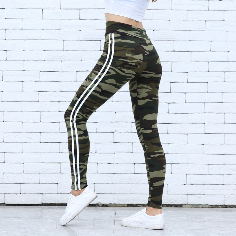 Camouflage High-Waisted Yoga Pants I Ideal für alle Jahreszeiten