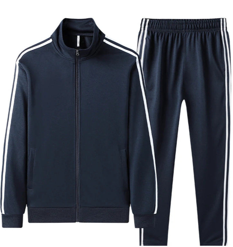 Herren-Trainingsanzug mit Reißverschluss-Cardigan | Ideal für Frühling und Herbst