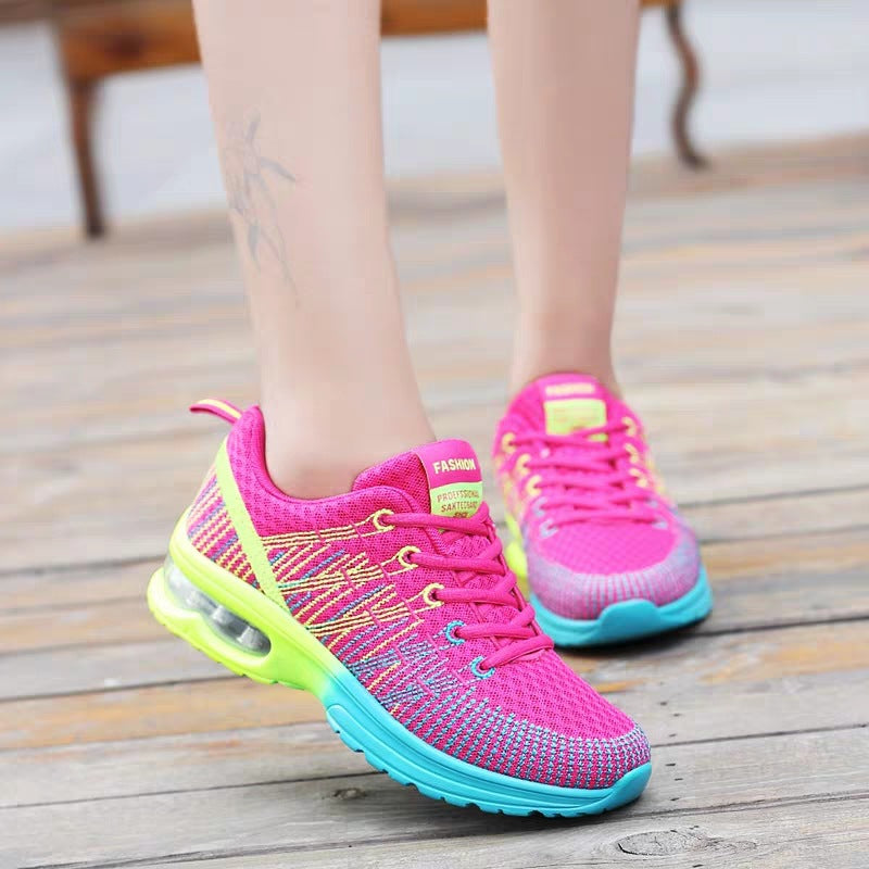 Atmungsaktive Mesh Sportschuhe für Damen mit Frontschnürung und Leichter Sohle | Ideal für Frühling und Herbst