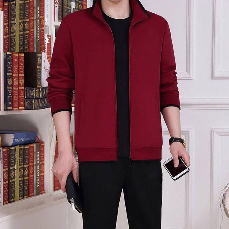 Dreiteiliges Langärmliges Strick-Sportoutfit | Ideal für Frühling und Herbst