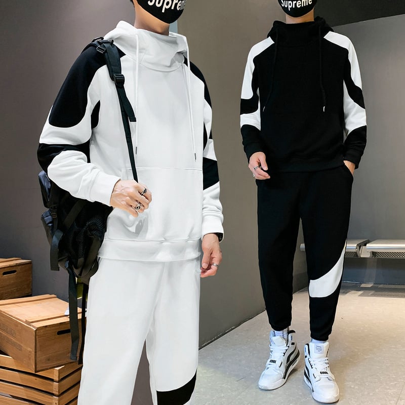 Herren Hoodie Pullover Zwei-Teile-Set | Ideal für den Herbst