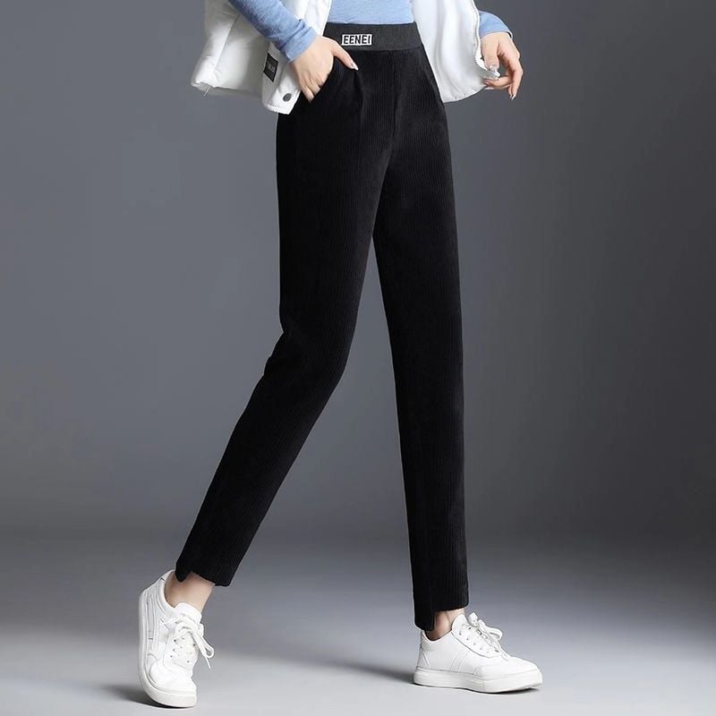 Cord Haremhose mit Neun-Punkte-Länge | Ideal für Herbst und Winter