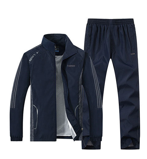 Langärmliges College-Stil Zwei-Teile Set | Ideal für Frühling und Herbst