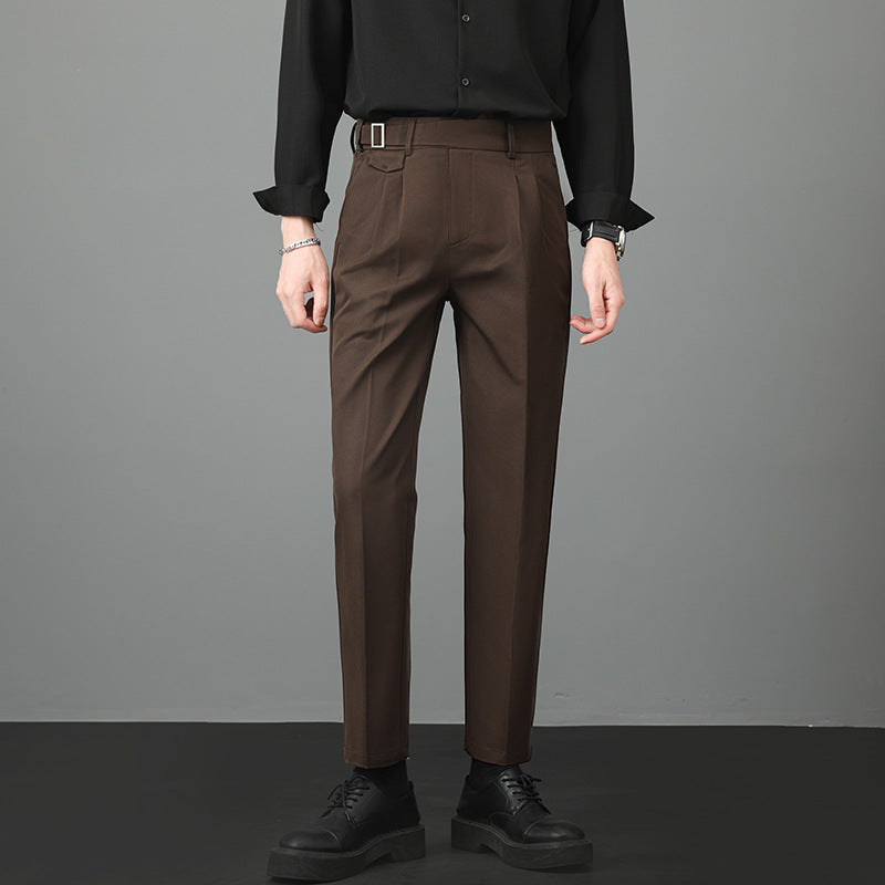 Herren Slim Fit Gerade Anzughose | Ideal für den Herbst