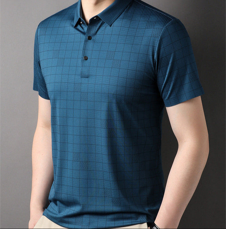 Herren Kurzarm T-Shirt aus Dünner Eisseide | Ideal für den Sommer