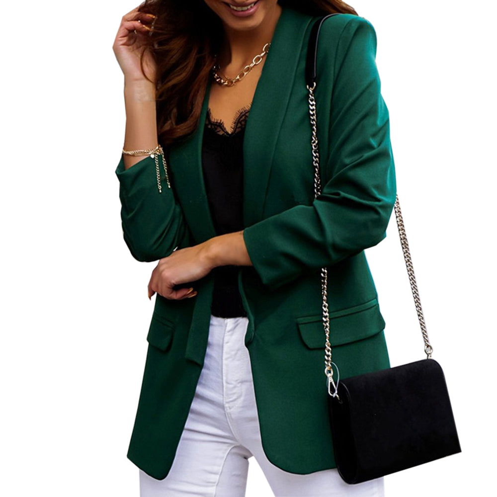 Weit Geschnittener Blazer mit langen Ärmeln und Futter | Ideal für Frühling und Herbst