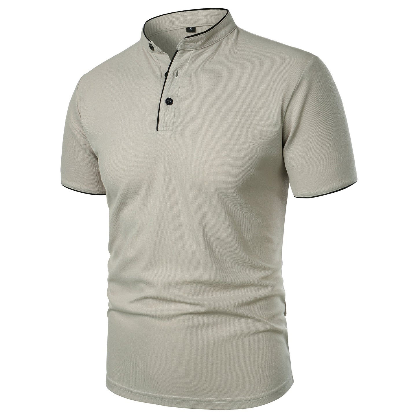 Herren Slim Fit Kurzarm Einfarbiges Top – Ideal für den Sommer