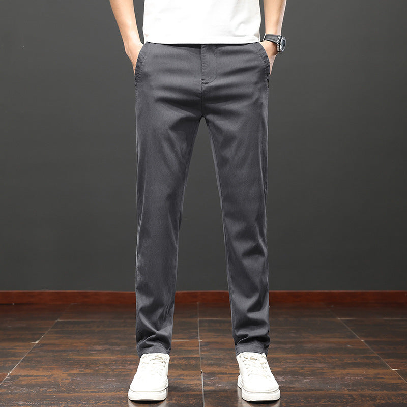 Herren Slim-Fit Gerade Hosen Ideal für Alle Jahreszeiten