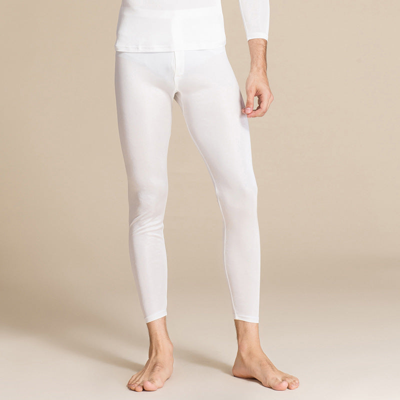 Seidene Gestrickte Thermohose für Herren Slim Fit I Ideal für den Winter