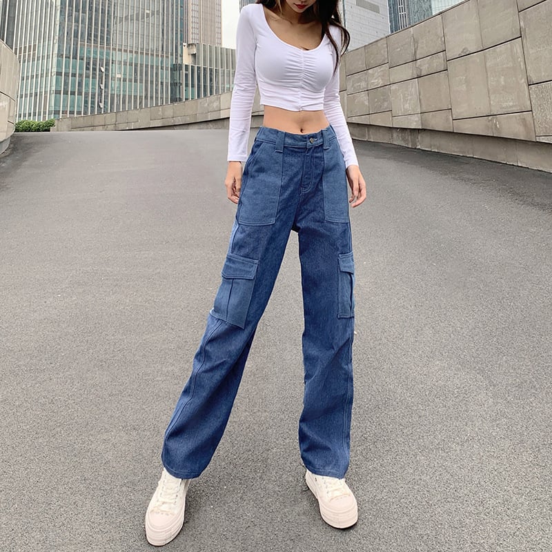High-Waist Jeans mit Geradem Bein I Ideal für alle Jahreszeiten