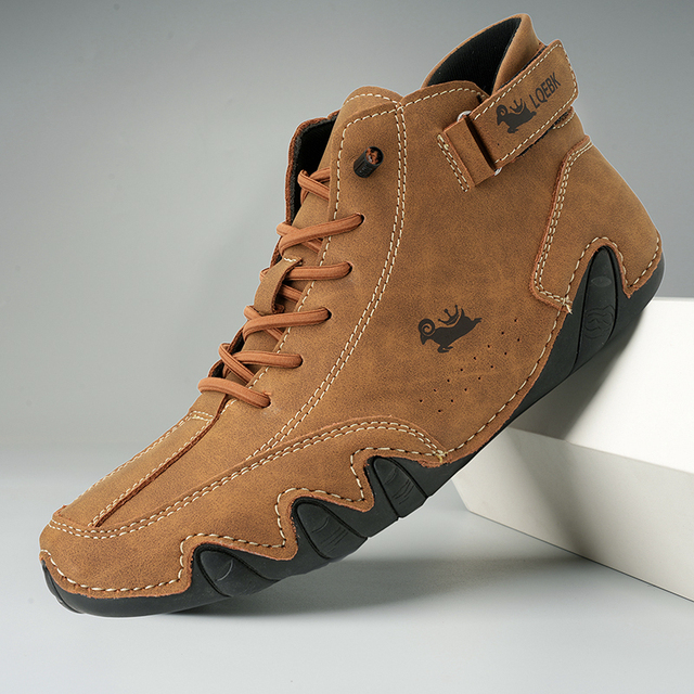 Rutschfeste Barfußschuhe mit Atmungsaktivem Leder Ideal für Frühling und Herbst