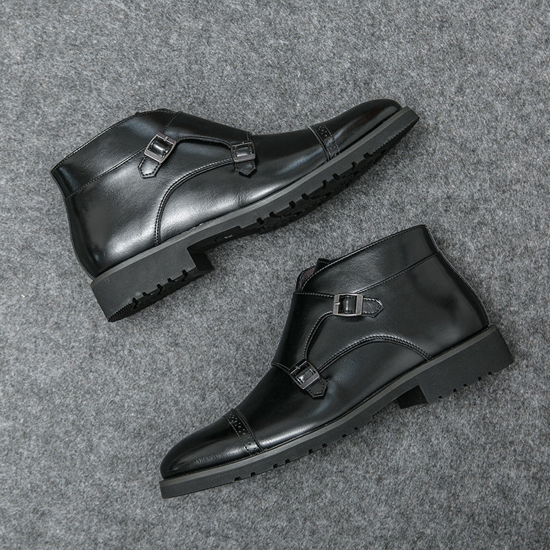 High-Top Spitzleder Outdoor Boots | Ideal für alle Jahreszeiten