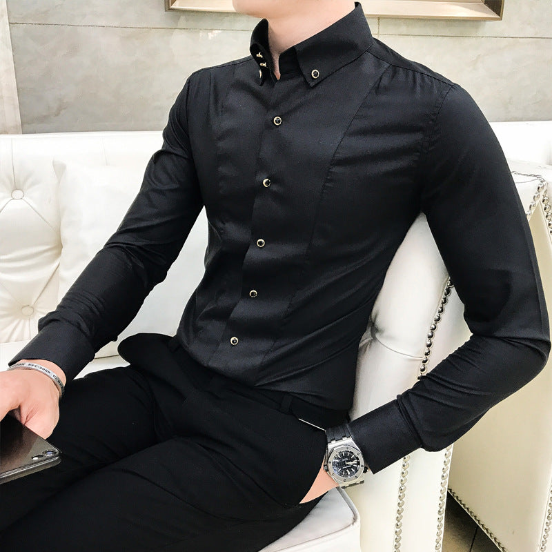Langarm-Shirt in Uni-Farbe Ideal für Alle Jahreszeiten
