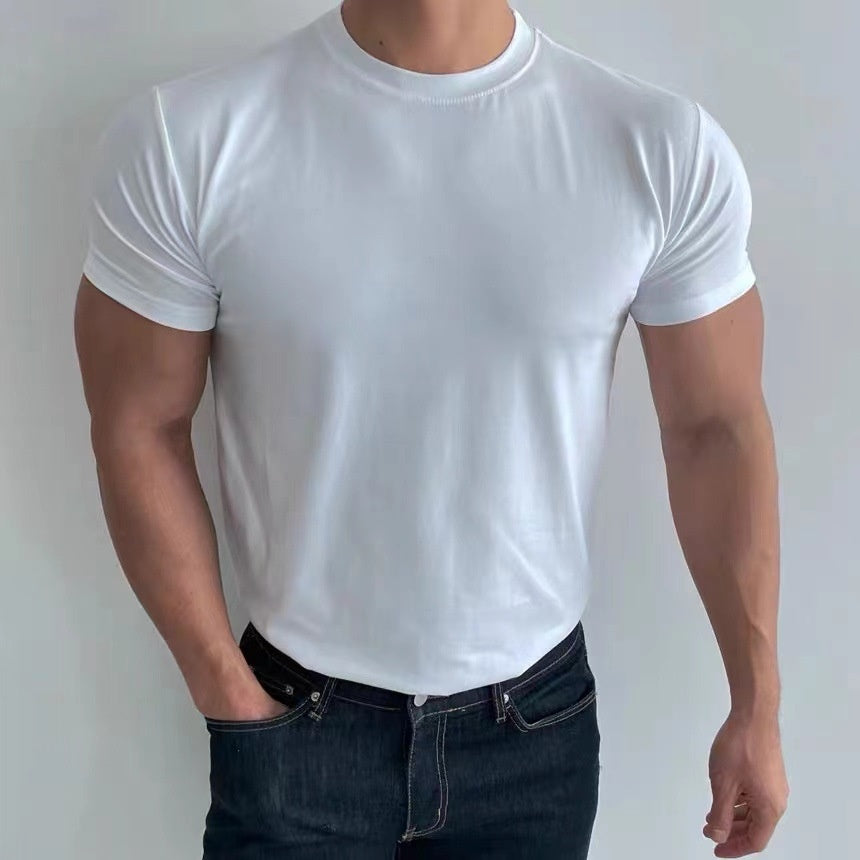 Herren Slim Fit Schnell-Trocknendes Kurzarm T-Shirt – Ideal für den Sommer
