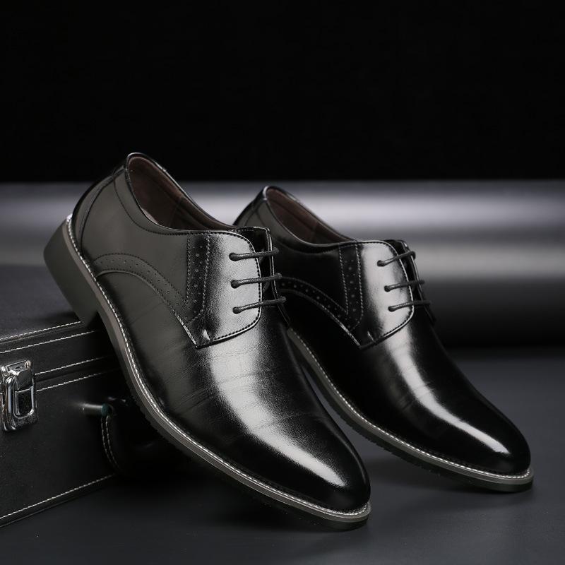 Herrenschuhe aus Kunstleder in Übergrößen mit Gummisohle | Ideal für alle Jahreszeiten