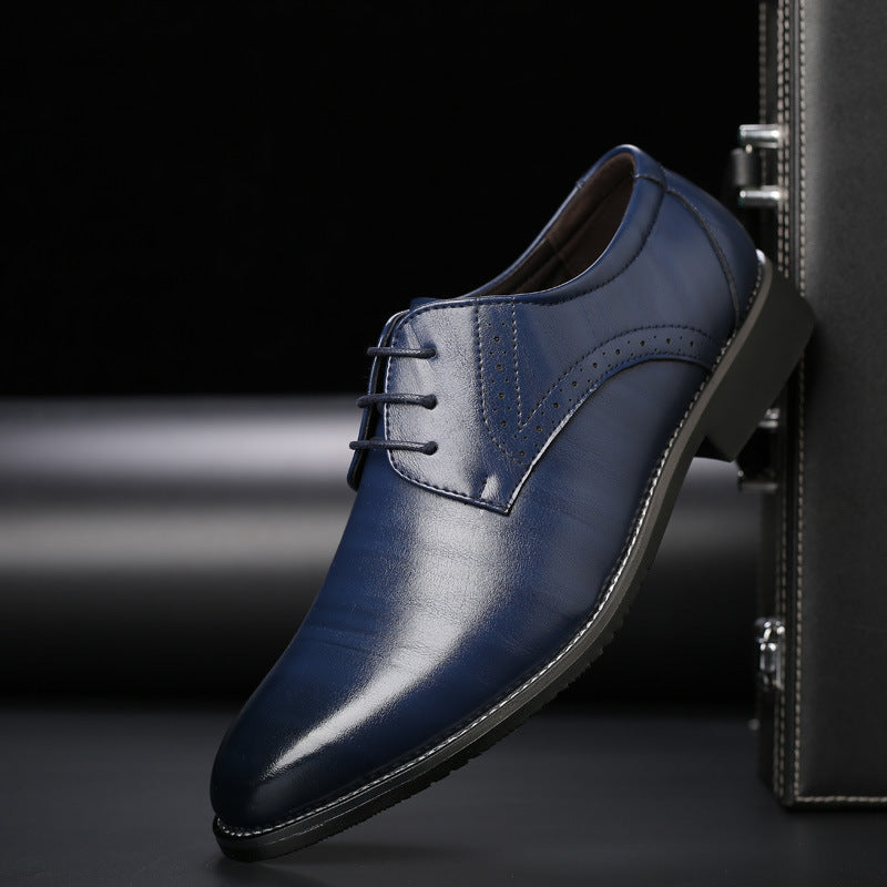 Herrenschuhe aus Kunstleder in Übergrößen mit Gummisohle | Ideal für alle Jahreszeiten