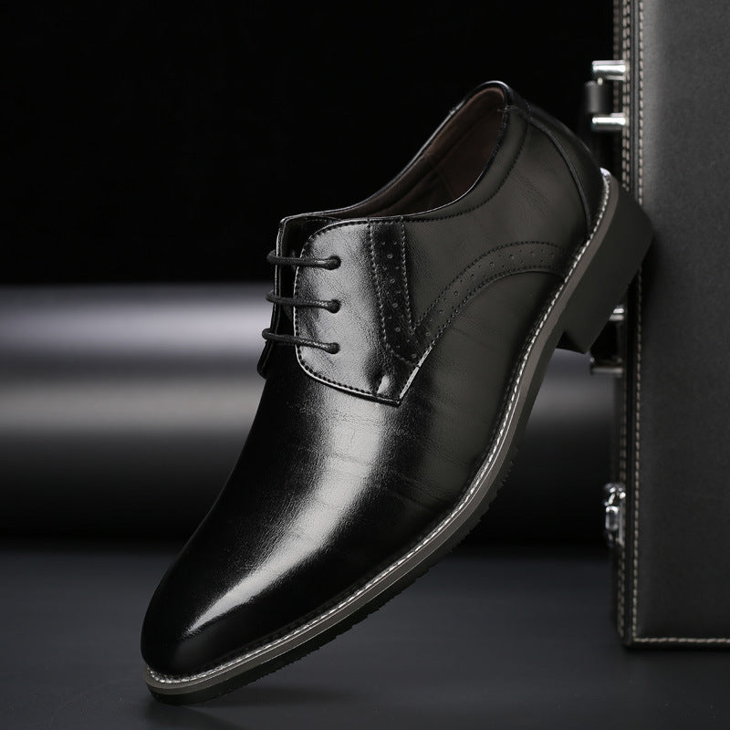 Herrenschuhe aus Kunstleder in Übergrößen mit Gummisohle | Ideal für alle Jahreszeiten