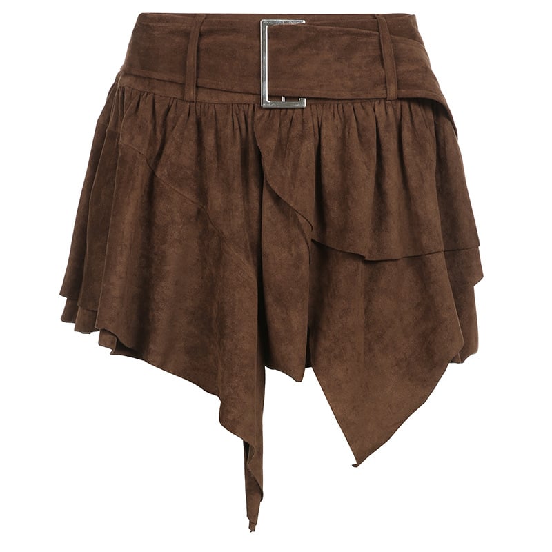 A-Linien Minirock mit Asymmetrischem Saum | Ideal für Frühling und Herbst