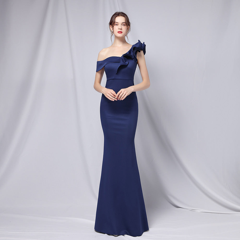 Elegantes Abendkleid mit Fischschwanz | Ideal für Herbst und Winter
