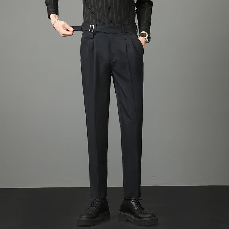 Herren Slim Fit Gerade Anzughose | Ideal für den Herbst