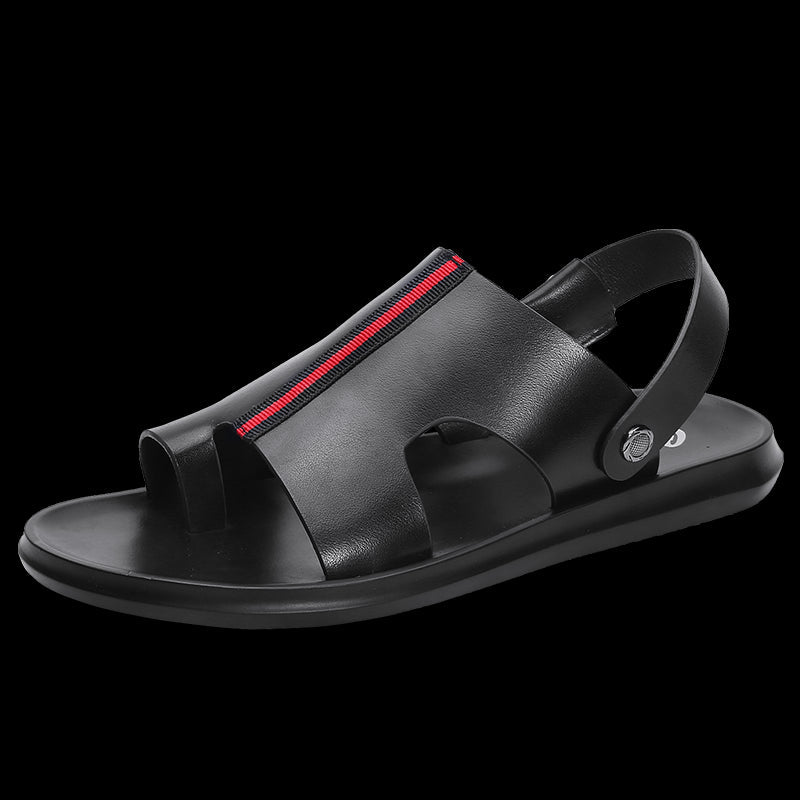 Atmungsaktive Ledersandalen mit abriebfester Sohle | Ideal für Frühling und Sommer