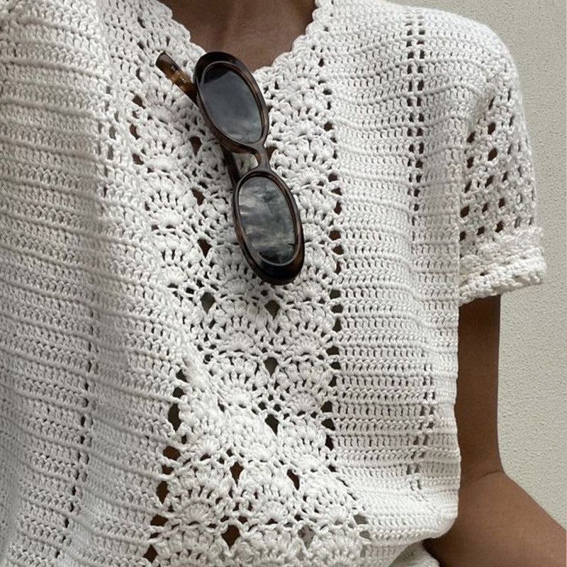Jacquard Strick Zweiteiliges Set mit Geprägtem Detail | Ideal für Herbst und Winter
