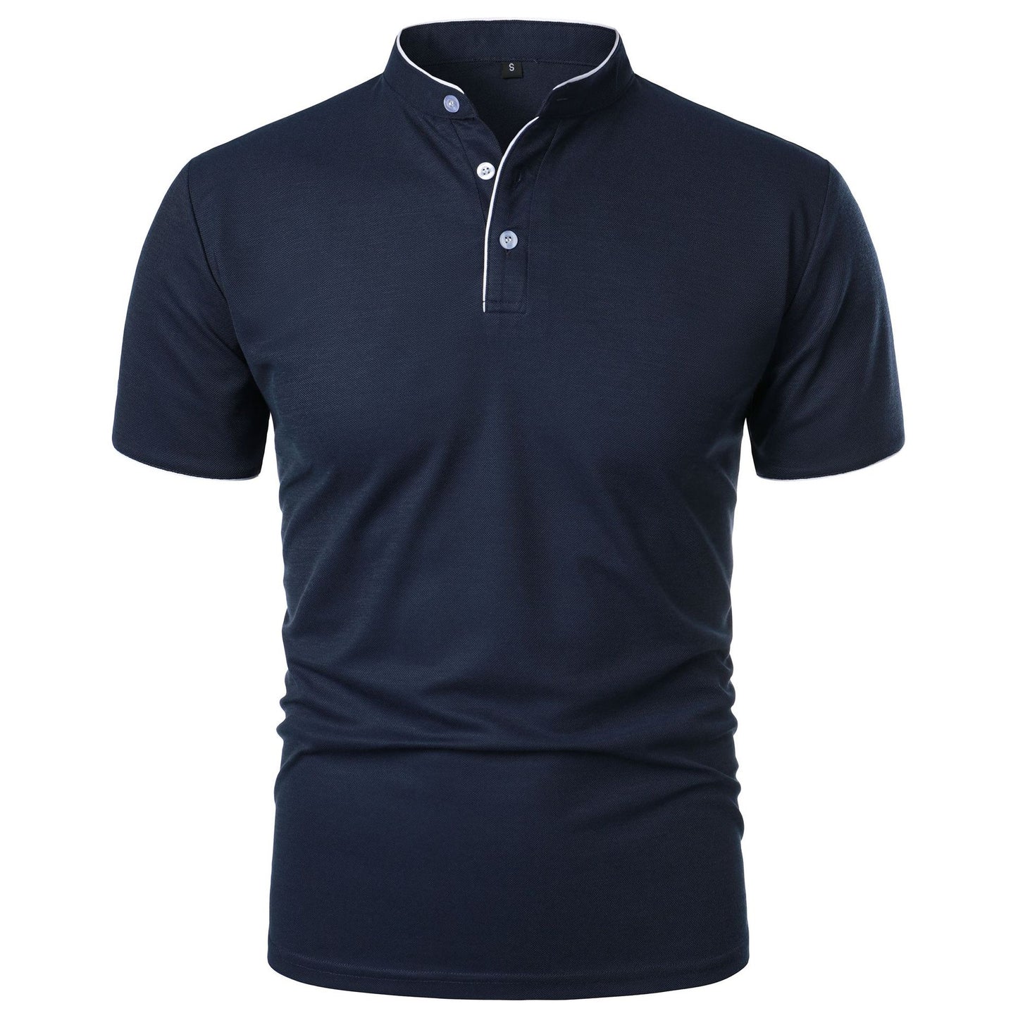 Herren Slim Fit Kurzarm Einfarbiges Top – Ideal für den Sommer