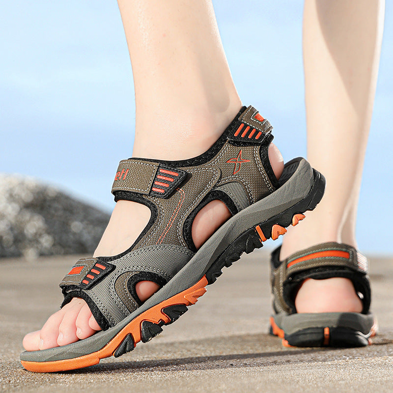 Velcro Riemen PU Sandalen mit Rutschfester Sohle | Ideal für den Sommer