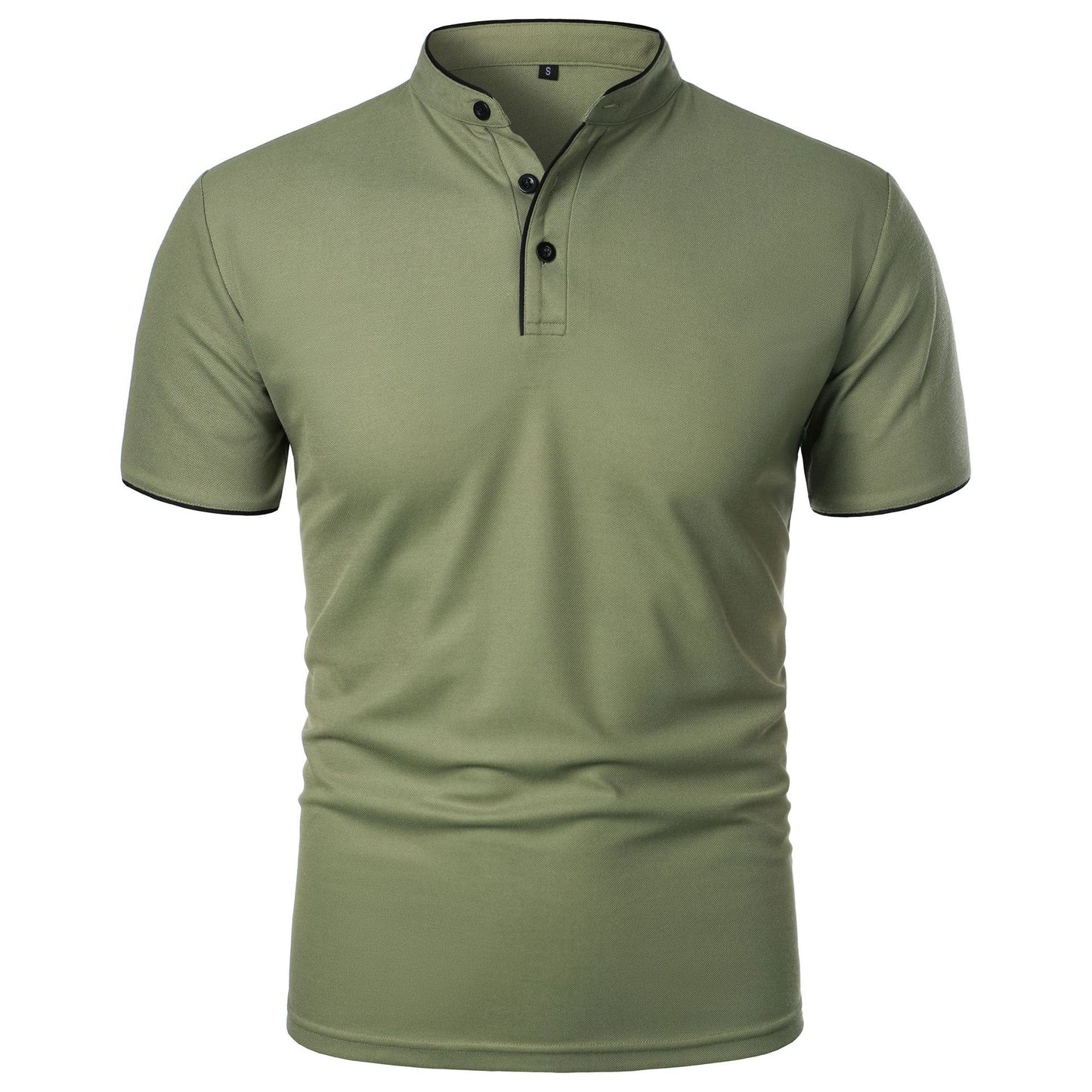 Herren Slim Fit Kurzarm Einfarbiges Top – Ideal für den Sommer