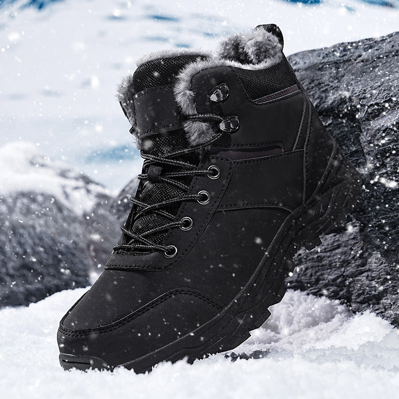 Isolierte Leder Outdoor-Reiseboots Ideal für den Winter