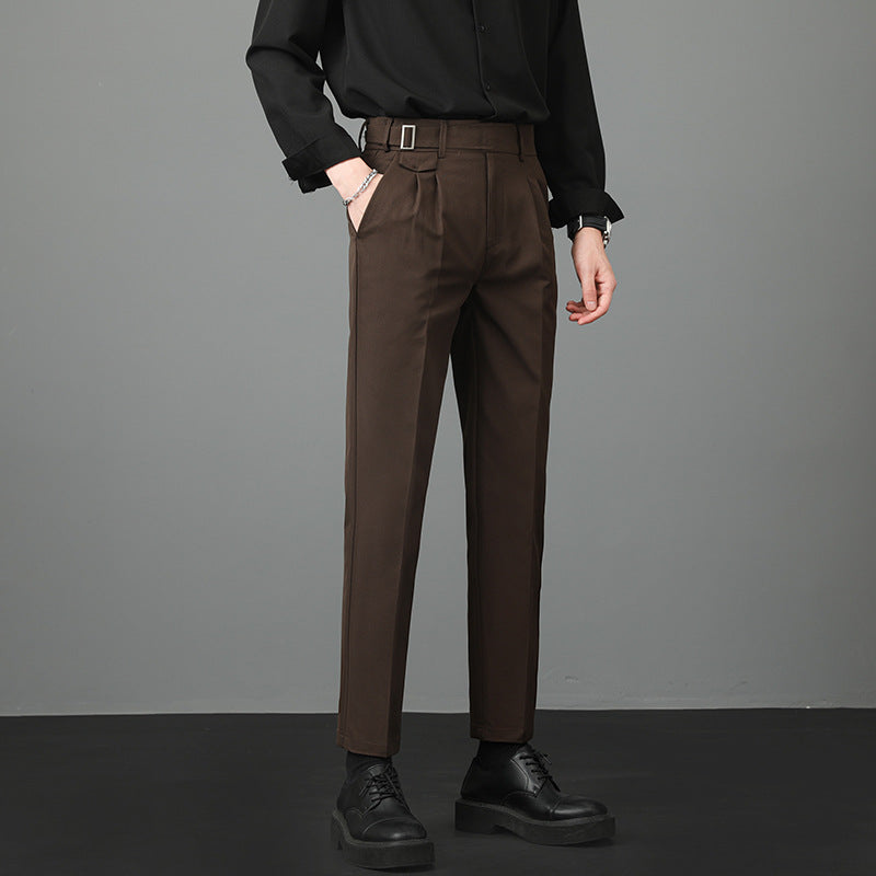 Herren Slim Fit Gerade Anzughose | Ideal für den Herbst