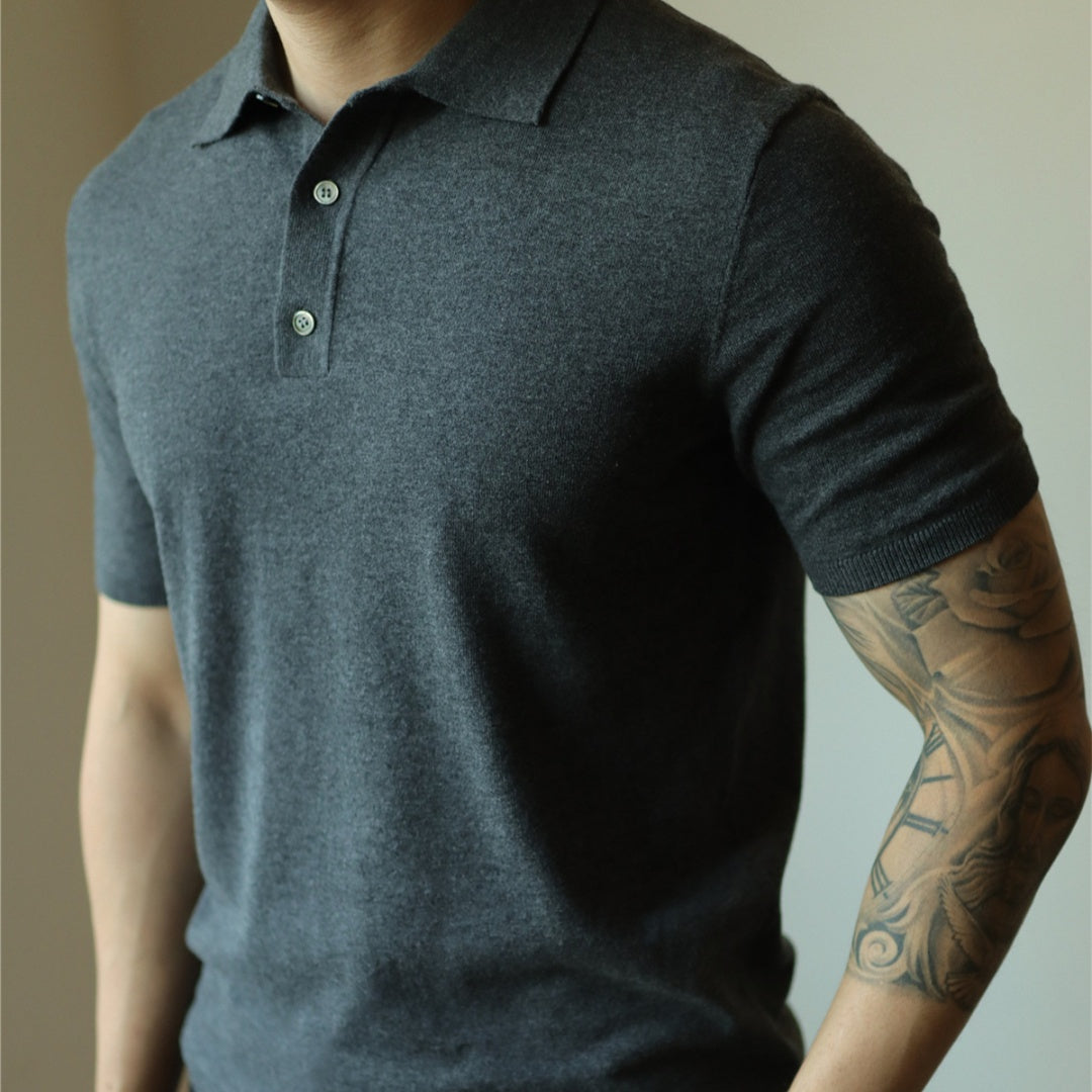 Herren Locker Geschnittenes Asymmetrisches Kurzarm-T-Shirt Ideal für den Sommer