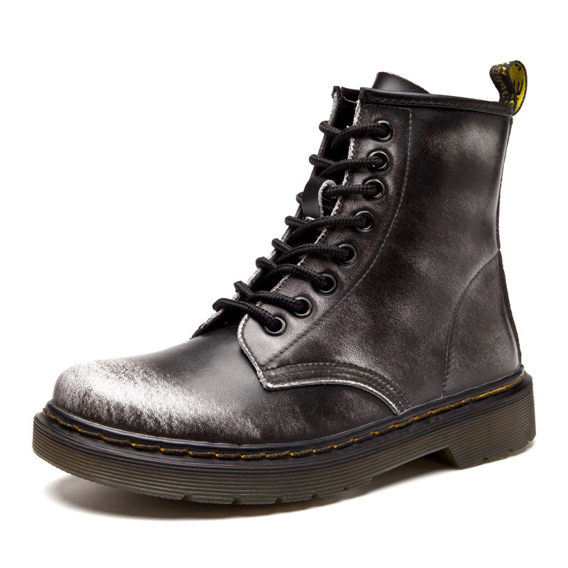 Leder Martin Stiefel mit Strapazierfähiger Sohle | Ideal für Herbst und Winter