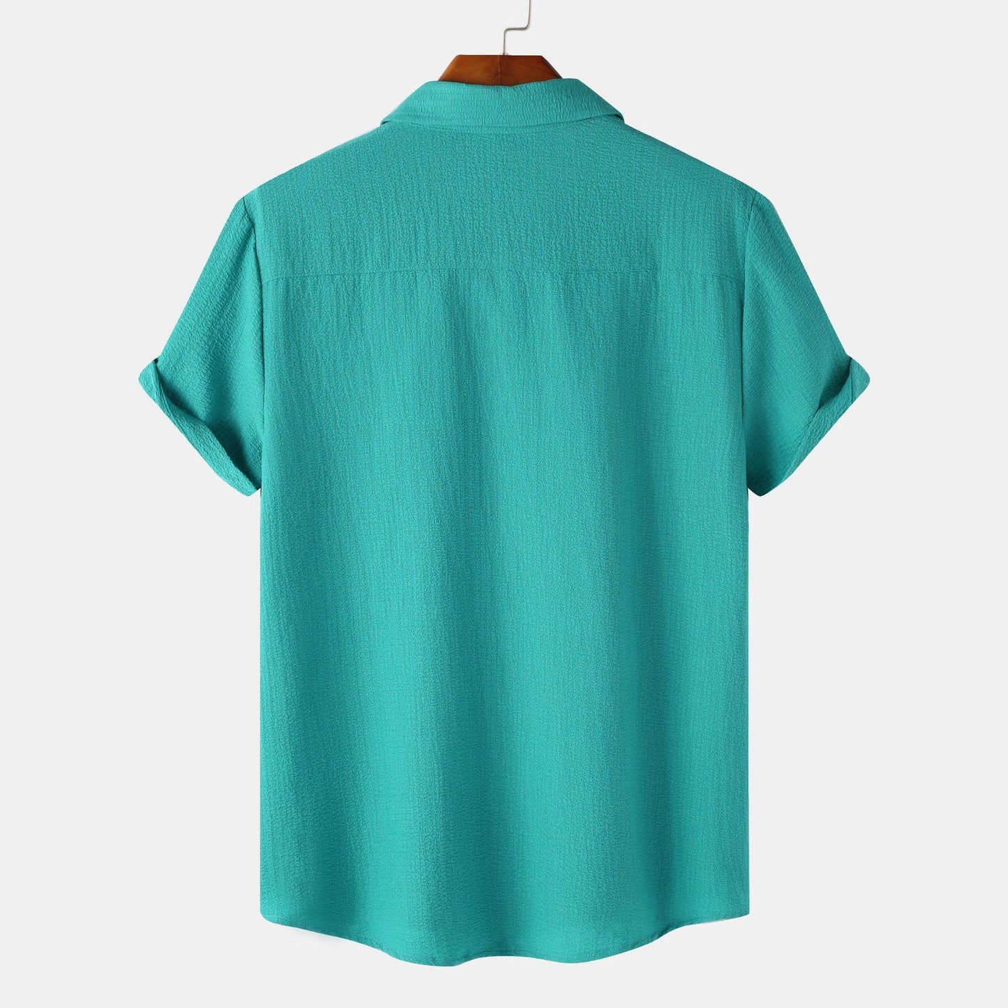 Herren Kurzarm Baumwollmischung-Shirt Ideal für Sommer