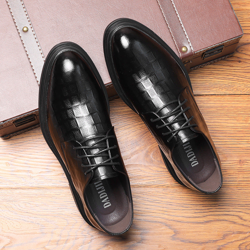 Echte Leder Business Schuhe mit Rutschfester Sohle Ideal für Herbst