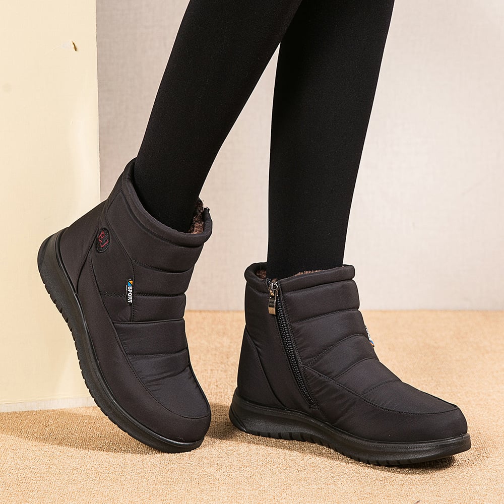 Wasserdichte Rutschfeste Knöchel-Schneestiefel mit Warmem Futter | Ideal für den Winter