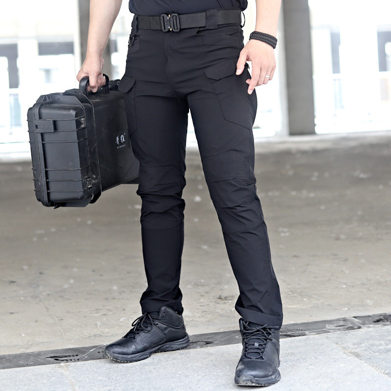 Herren Schnell Trocknende Stretchhose mit Taschen I Ideal für den Sommer