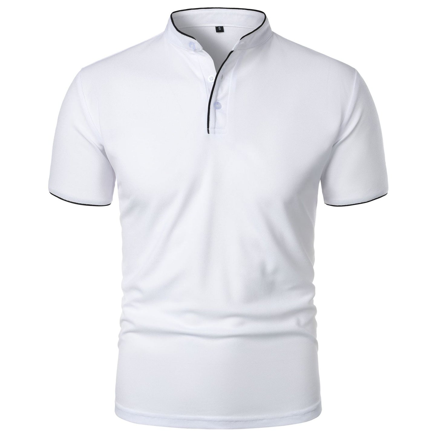 Herren Slim Fit Kurzarm Einfarbiges Top – Ideal für den Sommer